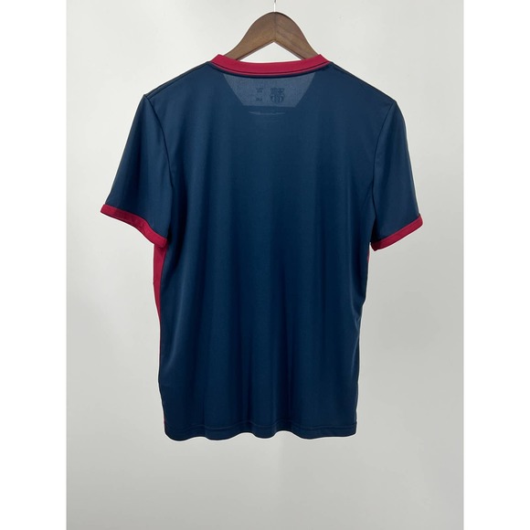 FC Barcelona Soccer Jersey Blue Maroon Short Sleeve Men's Size L - Picture 2 of 6